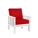 Stratford Arm Chair - White