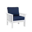 Stratford Arm Chair - White