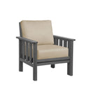 Stratford Arm Chair - Slate Grey