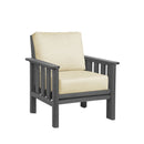 Stratford Arm Chair - Slate Grey
