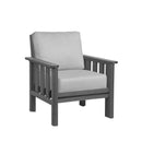 Stratford Arm Chair - Slate Grey