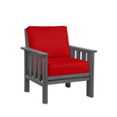 Stratford Arm Chair - Slate Grey