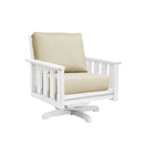 Stratford Swivel Arm Chair - White