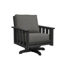 Stratford Swivel Arm Chair - Black