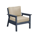 Tofino Arm Chair - Slate Grey