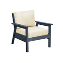 Tofino Arm Chair - Slate Grey