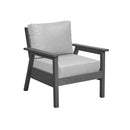 Tofino Arm Chair - Slate Grey