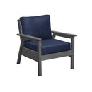 Tofino Arm Chair - Slate Grey