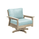 Tofino Swivel Arm Chair - Beige