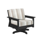 Tofino Swivel Arm Chair - Black