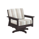 Tofino Swivel Arm Chair - Chocolate