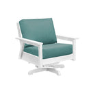 Tofino Swivel Arm Chair - White
