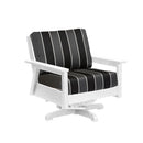 Tofino Swivel Arm Chair - White
