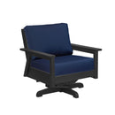 Tofino Swivel Arm Chair - Black