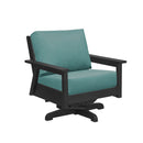 Tofino Swivel Arm Chair - Black