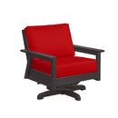 Tofino Swivel Arm Chair - Chocolate