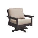 Tofino Swivel Arm Chair - Chocolate