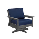 Tofino Swivel Arm Chair - Slate Grey