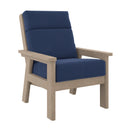 Charleston High Back Arm Chair - Beige