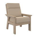 Charleston High Back Arm Chair - Beige