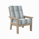 Charleston High Back Arm Chair - Beige