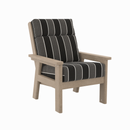 Charleston High Back Arm Chair - Beige