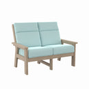 Charleston High Back Loveseat - Beige