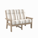 Charleston High Back Loveseat - Beige