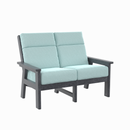 Charleston High Back Loveseat - Slate Grey