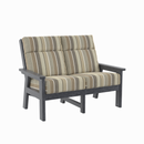 Charleston High Back Loveseat - Slate Grey