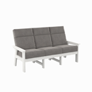 Charleston High Back Sofa - White