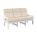 Charleston High Back Sofa - White