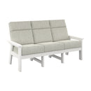 Charleston High Back Sofa - White
