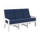 Charleston High Back Sofa - White