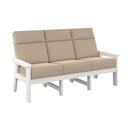 Charleston High Back Sofa - White