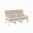 Charleston High Back Sofa - White