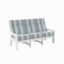 Charleston High Back Sofa - White