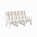 Charleston High Back Sofa - White