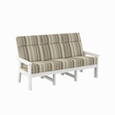 Charleston High Back Sofa - White
