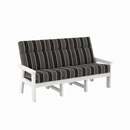 Charleston High Back Sofa - White