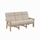Charleston High Back Sofa - Beige