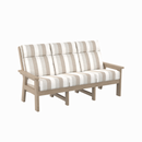 Charleston High Back Sofa - Beige