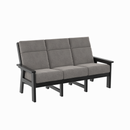 Charleston High Back Sofa - Black