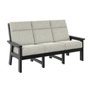 Charleston High Back Sofa - Black