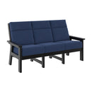 Charleston High Back Sofa - Black
