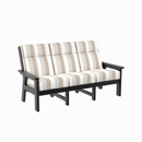 Charleston High Back Sofa - Black