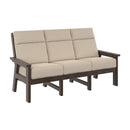 Charleston High Back Sofa - Chocolate