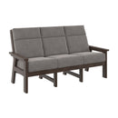 Charleston High Back Sofa - Chocolate