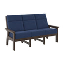 Charleston High Back Sofa - Chocolate