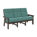 Charleston High Back Sofa - Chocolate